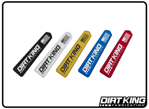 Dirt King Upper Arm Machined Logo Plates - Underland Offroad