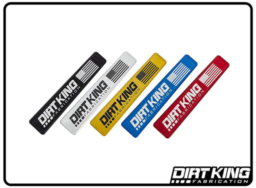 Dirt King Upper Arm Machined Logo Plates - Underland Offroad